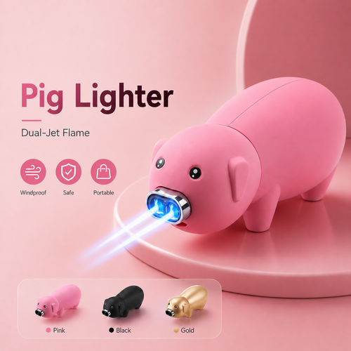 LIGHTERVORO Creative Piggy Lighter