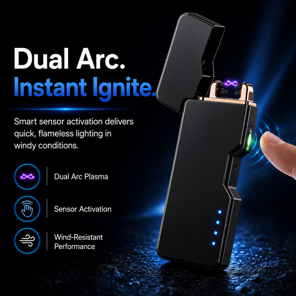 USB Rechargeable Dual Dual Model Lighter